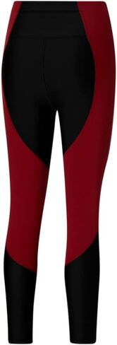 PUMA Womens Train Eversculpt Logo High Weist 78 Leggings Athletic Casual Comfort Technology - Black ، Red - Size 3X in Saudi Arabia
