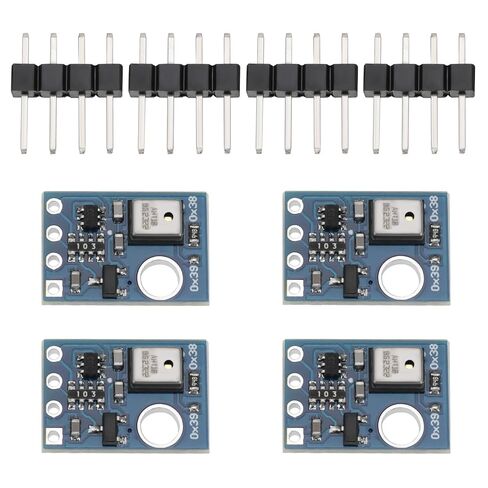 ECSiNG 4 Sets AHT10 I2C Digital Temperature Humidity Sensor Module Temperature Humidity Measurement Module IIC Communication Replace SHT20 Suitable for Testing Equipment in Saudi Arabia