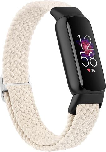 شريط مرن متوافق مع Fitbit Luxe Bands Women Men ، Soft Respensy Loop Bublicy Strap لـ Fitbit Luxe Fitness and Wellness Tracker in Kuwait