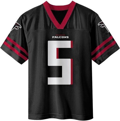 Drake London Atlanta Falcons #5 Black Kids Youth 4-20 Team Color Home Player Jersey in Saudi Arabia