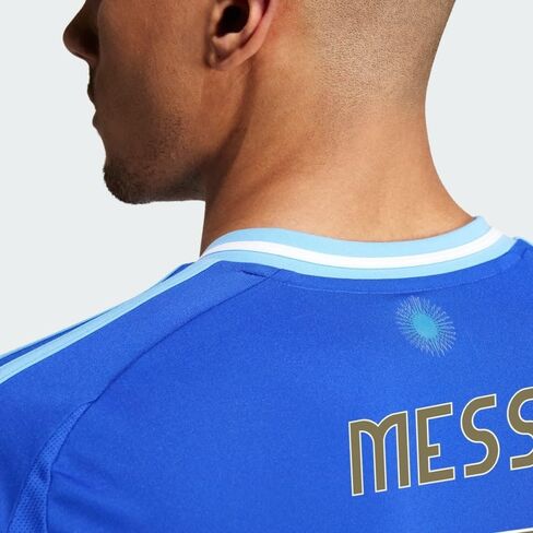 adidas Men's Argentina 24 Messi Away Jersey, Soccr-Arq-Sau/Lucid Blue/Blue Burst, Medium in Saudi Arabia