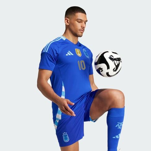 adidas Men's Argentina 24 Messi Away Jersey, Soccr-Arq-Sau/Lucid Blue/Blue Burst, Medium in Saudi Arabia