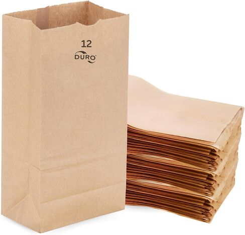 Duro Bag 5# SOS Bag 35# 100% Recycled Natural Kraft (100 Pack) in Kuwait