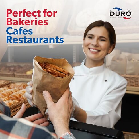 Duro Bag 5# SOS Bag 35# 100% Recycled Natural Kraft (100 Pack) in Kuwait