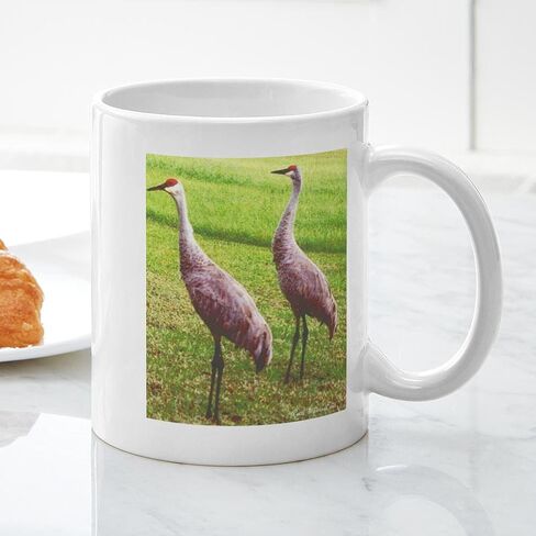 CafePress Sandhill Cranes Mug 11 oz (325 ml) Ceramic Coffee Mug in Saudi Arabia