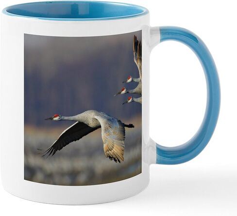 CafePress Sandhill Cranes Mug 11 oz (325 ml) Ceramic Coffee Mug in Saudi Arabia