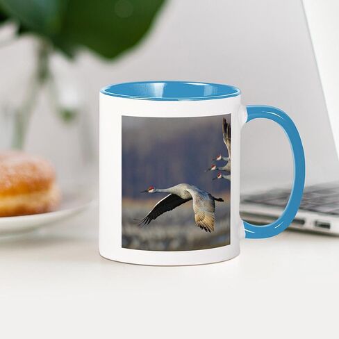 CafePress Sandhill Cranes Mug 11 oz (325 ml) Ceramic Coffee Mug in Saudi Arabia