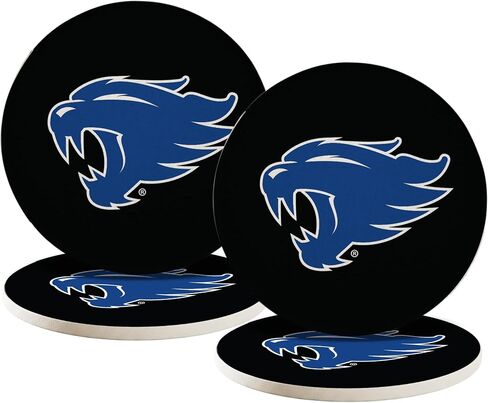 Desert Cactus University of Kentucky Ceramic Coasters 4 Pack Wildcats UK Absorbent Drink Coasters with Cork Backing (Design A) in Saudi Arabia