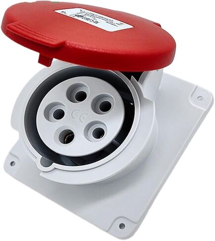 PKF16G435 Five-core 16A Concealed Straight Industrial Socket 380-415V 3P+N+E(Socket PKF16G435) in Saudi Arabia