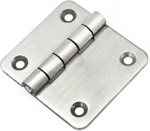 304 Stainless Steel Shaped Square Corner Hinge Asymmetrical 1Pcs in Saudi Arabia