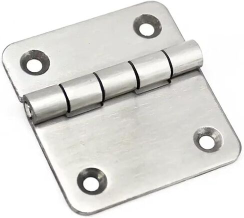 304 Stainless Steel Shaped Square Corner Hinge Asymmetrical 1Pcs in Saudi Arabia