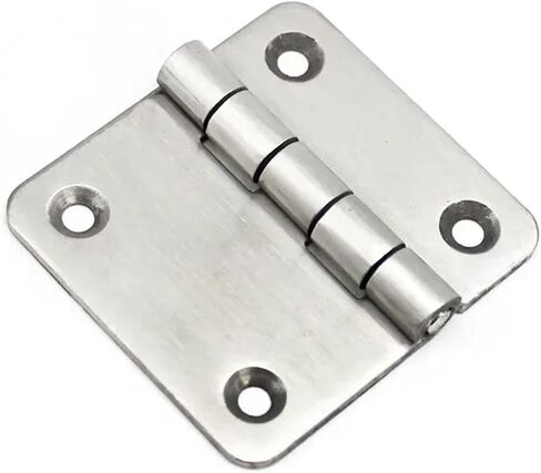 304 Stainless Steel Shaped Square Corner Hinge Asymmetrical 1Pcs in Saudi Arabia