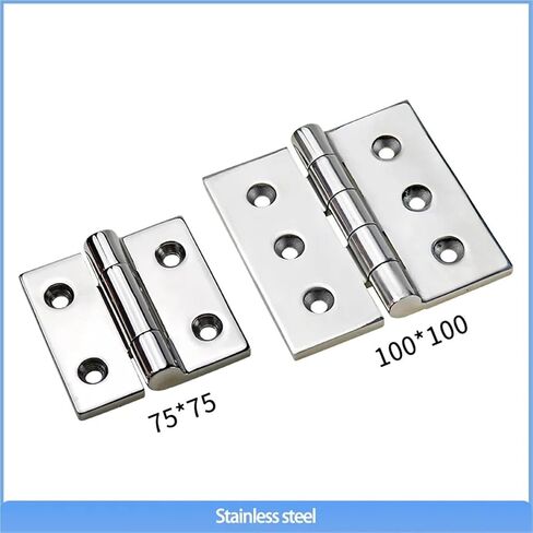 Machinery Equipment 304 Stainless Steel Large Hinge 4 Inches 100 * 100mm 1Pcs(65x65) in Saudi Arabia