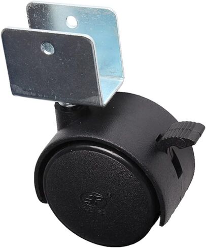 4pcs 50mm بلاستيك زاوية استبدال زاوية الفرامل دوار المكتب كرسي كرسي العربة in Saudi Arabia