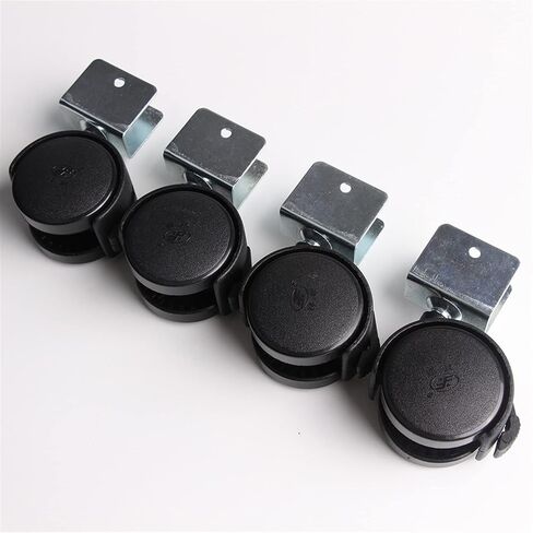 4pcs 50mm بلاستيك زاوية استبدال زاوية الفرامل دوار المكتب كرسي كرسي العربة in Saudi Arabia