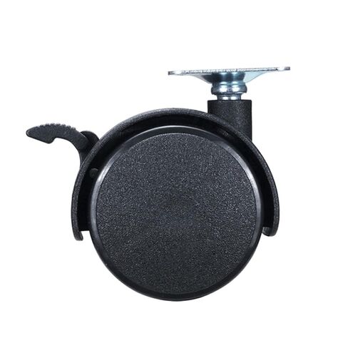 Chair Wheel Furniture Caster 30mm 40mm 48mm Plate with Brake Swivel Castor Wheels Replace(30mm) in Saudi Arabia