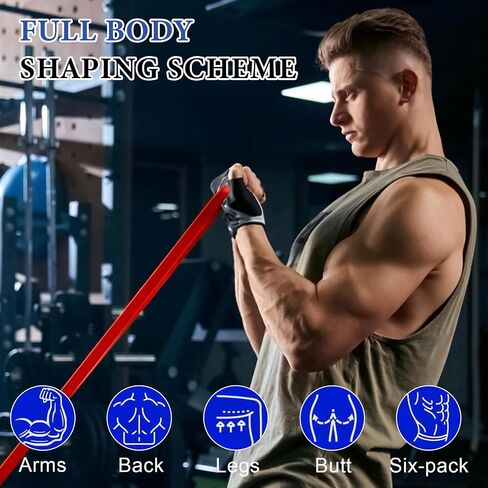 Pull Up Bands, Resistance Bands, Pull Up Assistance Band Set of 6 for Men & Women, Exercise Workout Band for Working Out, Body Stretching, Physical Therapy, Muscle Training in Saudi Arabia