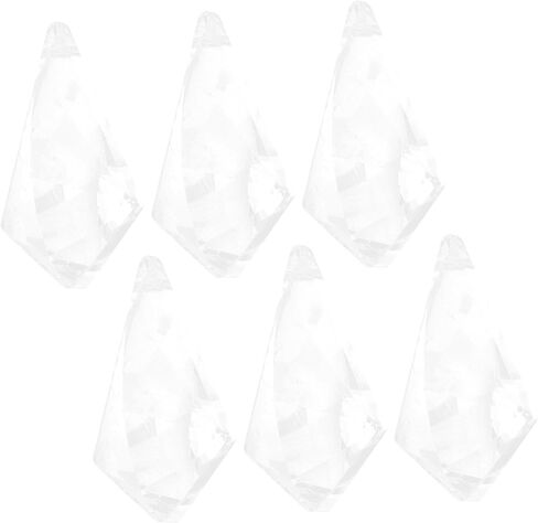 Gleavi 6pcs معلقات الثريا الكريستالية للديكور المنزلي معلقة ديكورات المصباح لحفلات الزفاف المهرجانات والحفلات الانكسار الخفيف والجو in Saudi Arabia