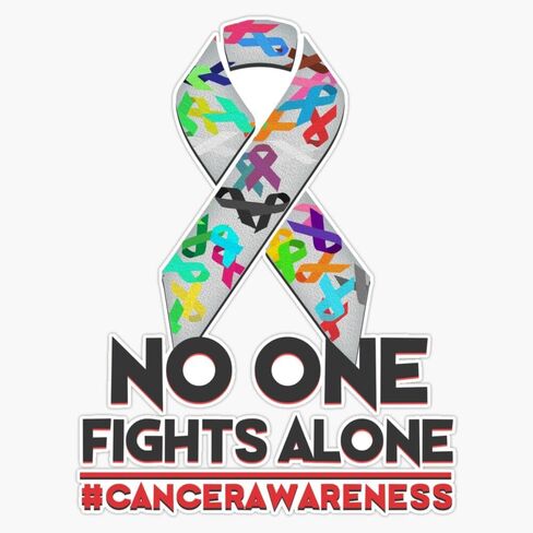 All Cancer Awareness Sticker Vinyl Decal Car Laptop Wall Window Bumper Sticker 5" in Saudi Arabia