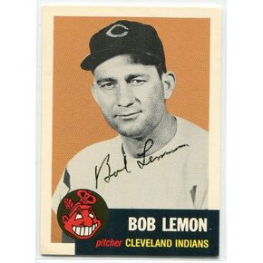 Bob Lemon Autographed Topps Archive Card - Baseball Slabbed Autographed Cards in Saudi Arabia