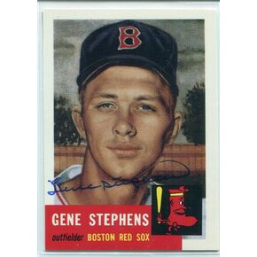 Gene Stephens تم توقيع بطاقة أرشيف Topps - بطاقات موقعة للبيسبول in Saudi Arabia