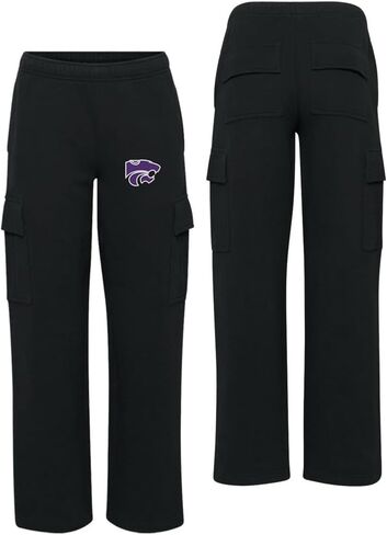 Kansas State University Luxe Fleece Cargo Sweatpant with Powercat Logo in Kuwait