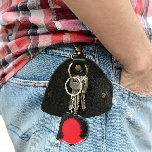 4 Pcs Mini Keychain Tape Measure 3Ft Retractable Measuring Tape Portable Pocket Measurement Tape with Stable Slide Lock Measuring Tape Ruler for Body Measuring Easy Read Metric/Inch in Saudi Arabia