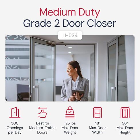 Lawrence Medium Duty التجاري الأوتوماتيكي القريب - باب السيارات المثبتة على السطح أقرب للمنزل والمرآب والخفيف استخدام الأبواب التجارية - سلسلة السفارة LH534 in Kuwait