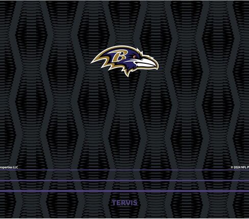 Tervis Venture Water Bottle NFL® Baltimore Ravens - Full Speed Triple Walled Insulated Tumbler Travel Cup Keeps Drinks Cold & Hot, 26oz, Stainless Steel in Saudi Arabia