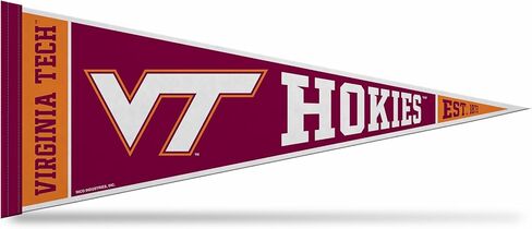 Rico Industries NCAA Virginia Tech Hokies Rally 12" x 30" Felt Wall Décor Pennant - Great for Home/Bed Room/Man Cave Décor in Saudi Arabia
