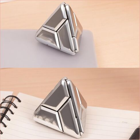 Metal-Puzzle Brain-Teaser 3D-Toys: Fidget-Toys Cool-Gadgets-Stuff Triangular Cube Box Puzzles-Toy ADHD Tools Stress Relief Gift for Kid Children Teen Adult Office Home School Christmas in Kuwait