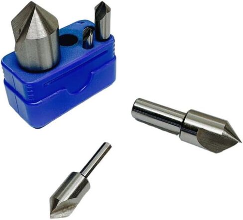 Set 5 Pcs 1/4" - 1" HSS Single Flute Countersink Drill Bit 82 Degree Channeling in Saudi Arabia
