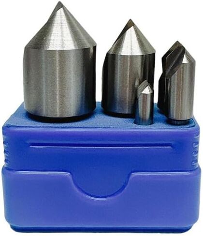 Set 5 Pcs 1/4" - 1" HSS Single Flute Countersink Drill Bit 82 Degree Channeling in Saudi Arabia