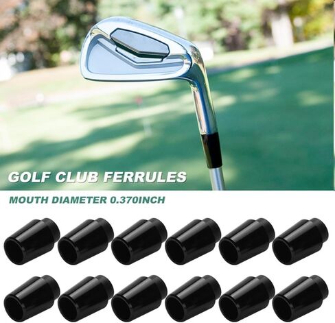 5/12/20pcs Golf Shaft Ferrules Compatible with PING Iron Golf Club Tip .370 in Saudi Arabia