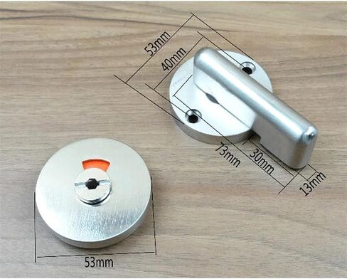 Stainless WC Toilet Handle Door Lock with Red Or Green Label for Bathroom Accessory Public Place MA100 A 1Pcs in Saudi Arabia