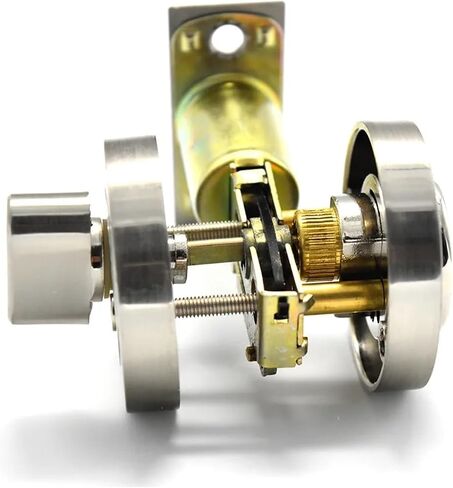 Stainless Door Lock Deadbolt Round Knob MMS241 C 1Pcs(Stainless Steel) in Saudi Arabia