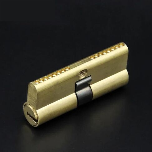 Brass Door Handle Lock Cylinder 7 Keys for Bedroom Bathroom Interior Front Door Home Hardware DIY MS437 A 1Pcs(80mm C) in Saudi Arabia