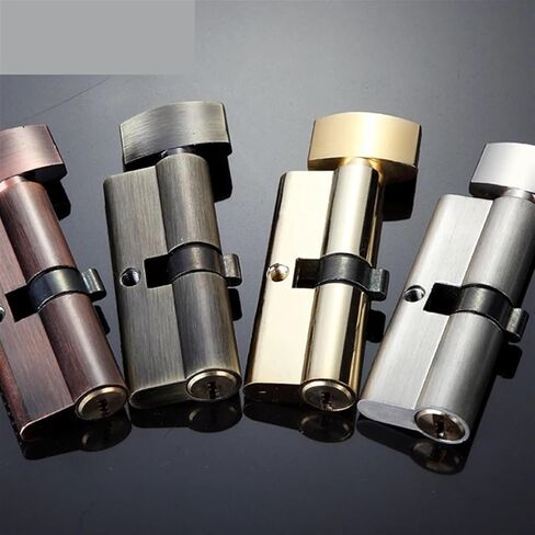 Door Lock Cylinder 4 Color for Bathroom Bedroom Office Hotel Building Hardware DIY YP40 A 1Pcs(Golded) in Saudi Arabia
