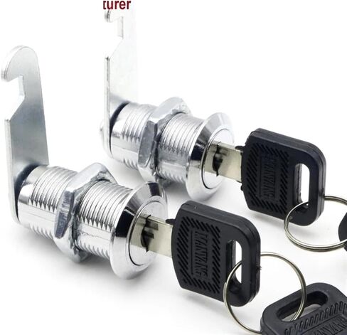 Cam Lock with 16 20 30mm for Outdoor Mailbox File Cabinet Tool Box Locker Furniture Hardware MX06 G 1Pcs(Key Aliked 30mm) in Saudi Arabia