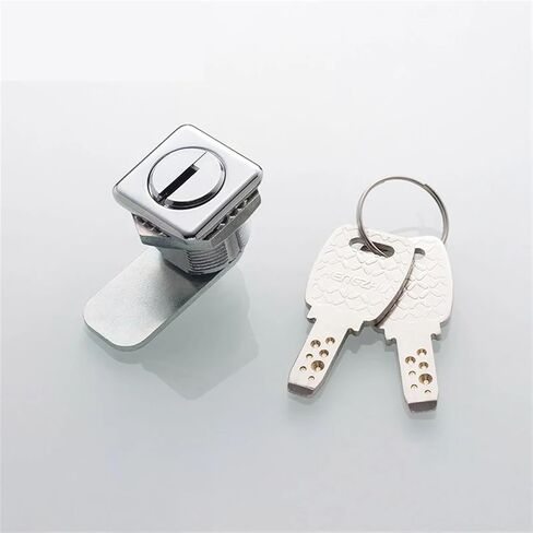 Square Cabinet Cam Lock 2 Computer Keys for Mail Box School Locker Office Drawer Hardware MS549 I 1Pcs(MMS549-1) in Saudi Arabia