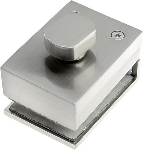Glass Sliding Door Latch for Bathroom Office Hotel Home DIY Hardware MMS489 I 1Pcs(Mirror Effect B) in Saudi Arabia