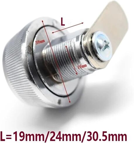 Digit Combination Drawer Lock Password Cam Lock for Tool Box Cabinet Mailbox MMS254 C 1Pcs(L 30.5mm) in Saudi Arabia