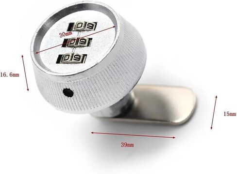Digit Combination Drawer Lock Password Cam Lock for Tool Box Cabinet Mailbox MMS254 C 1Pcs(L 30.5mm) in Saudi Arabia