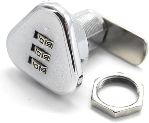 Triangle Comboy Cam Lock 3 كلمة مرور رمز لخزانة خزانة مربع MMS256 C 1pcs (L 30.5mm) in Saudi Arabia