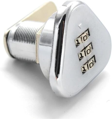Triangle Comboy Cam Lock 3 كلمة مرور رمز لخزانة خزانة مربع MMS256 C 1pcs (L 30.5mm) in Saudi Arabia