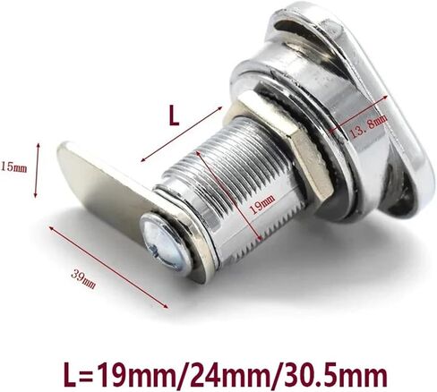 Triangle Comboy Cam Lock 3 كلمة مرور رمز لخزانة خزانة مربع MMS256 C 1pcs (L 30.5mm) in Saudi Arabia