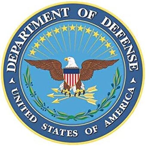 United States Department of Defense Seal Sticker Decal Vinyl DOD 5" Bumper Locker Laptop Window - Sticks to Any Surface in Saudi Arabia