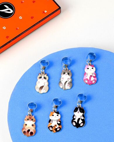 Plifal 6 Pieces Stethoscope Charms Tag for Nurse - Cute Skull Personalized Stethoscope Charms Accessories Fit for Littmann, Presents for Doctors, Student Nurse, Nursing Graduation in Saudi Arabia