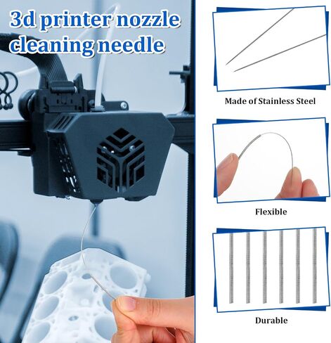 10pcs 3D الطابعة الطابعة تنظيف فوهة مجموعة إبر ، فوهة من الفولاذ المقاوم للصدأ الفولاذ المقاوم المقاوم للصدأ لا يوجد ملحقات أدوات طرف لحام السدادة للتدريبات ، (0.15 ، 0.2 ، 0.25 ، 0.3 ، 0.35 ، 0.4 ، 0.5 ، 0.6 ، 0.8 ، 1.0mm) in Saudi Arabia