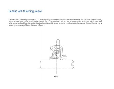 1PCS Taper Insert Bearing with Lock Sleeve UK205 206 207 208 209 210 211 212(UK211xH2311) in Kuwait